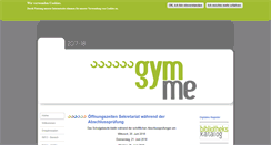 Desktop Screenshot of gymme.it