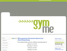 Tablet Screenshot of gymme.it